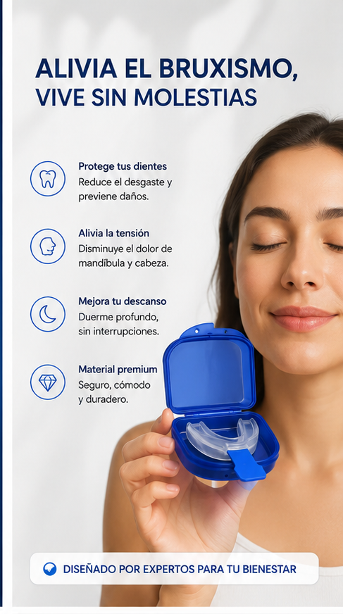 Placa Anti bruxismo Apnea Y ronquido