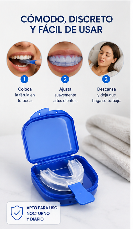 Placa Anti bruxismo Apnea Y ronquido