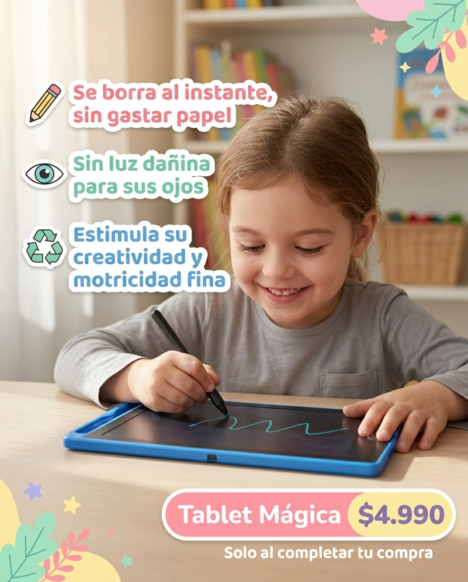 Set de 4 cuadernos Mágicos Montessori 🔥 OFERTA CYBER 🔥