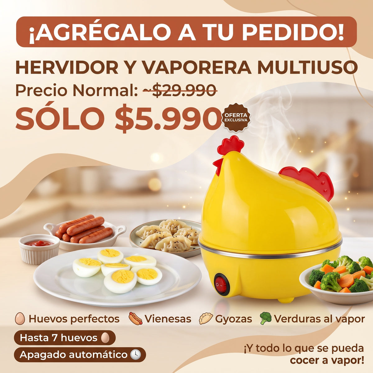 DISPENSADOR DE HUEVOS 4 NIVELES