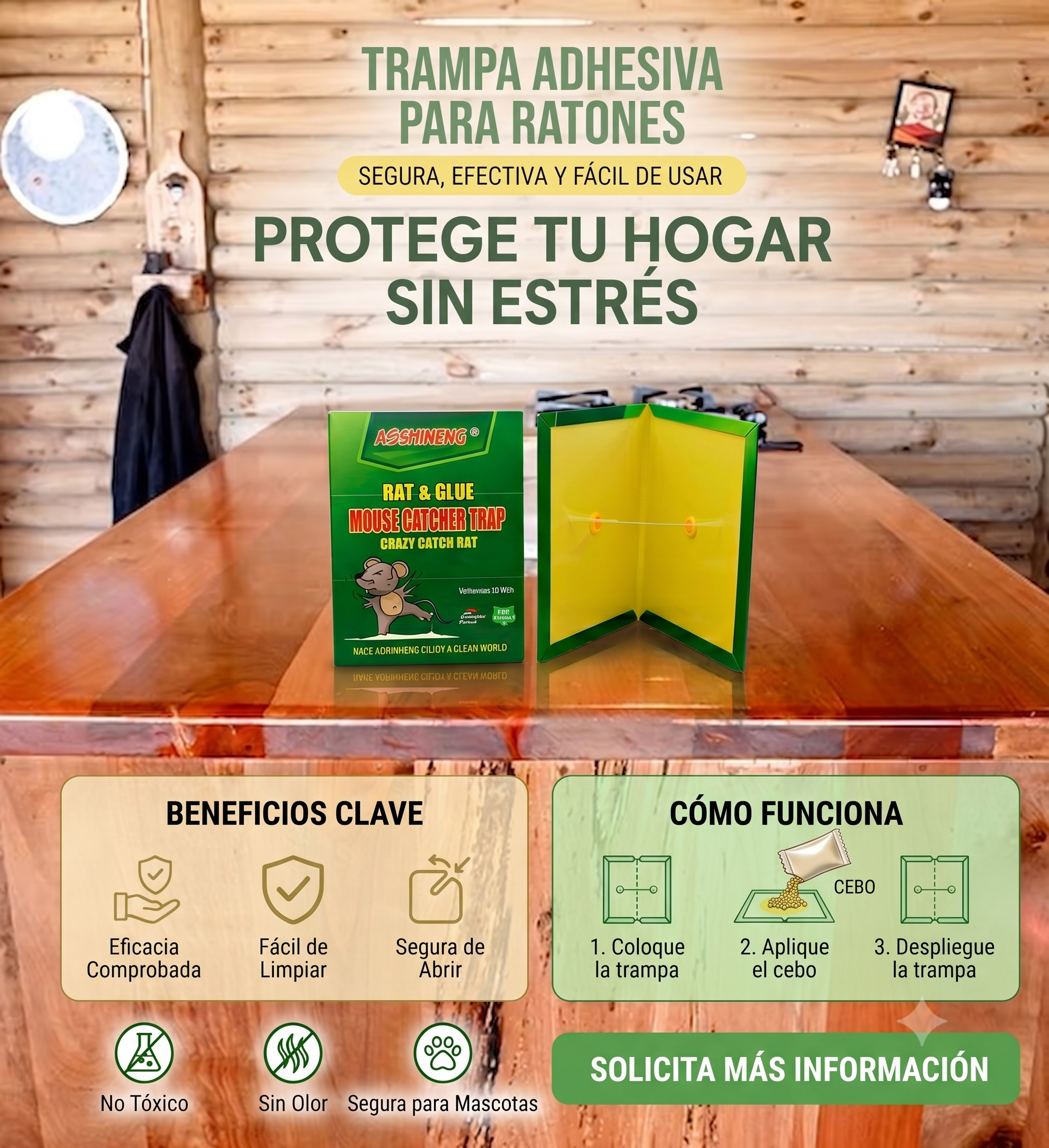 Trampa para ratones pack 5 un